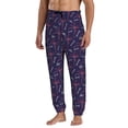 thumbnail image 4 of Sweatpants for Men - Palms Hawaiian Beach Adjustable Elastic Band Mens Joggers With Pockets, Athletic Workout Gym Casual Track Pants for Men, 4 of 7