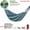 Blue single person 260*80 + wooden stick + duckbill + S hook, variant on Outdoor Canvas Hammock Swing — Single or Double Person, Striped Design, with Curved Spreader Bars — Anti-Tip Polyester-Cotton Hammock