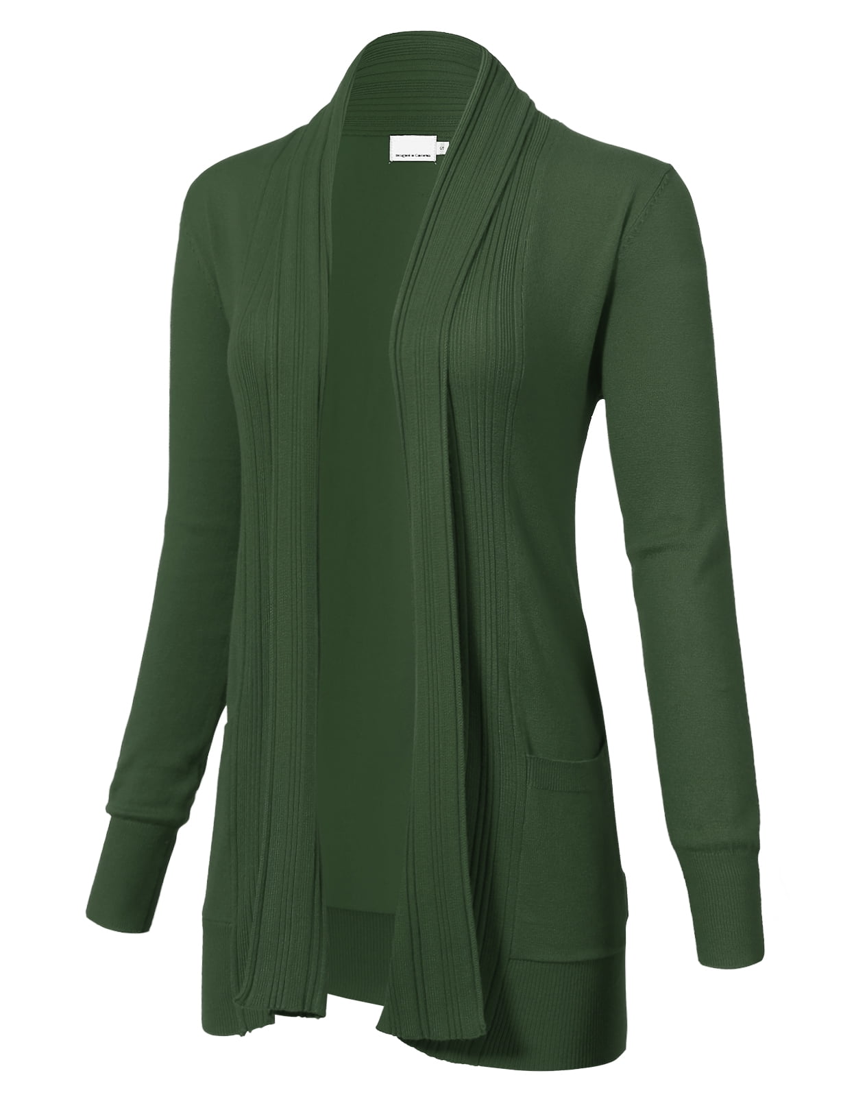 Lapel Single Breasted Cardigan with Pockets
