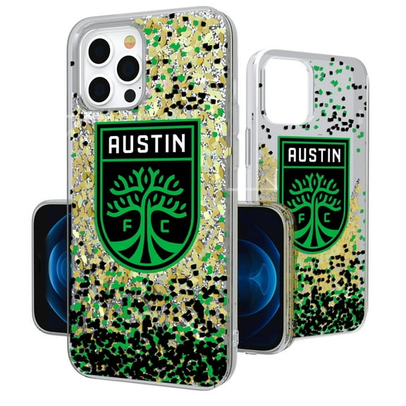 Austin FC iPhone Confetti Glitter Design Case