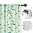 thumbnail image 4 of Blackout Kids Curtains,LightGreen Cartoon Dinosaurs Pattern Childrens Insulated Curtains Set Of 2,Bedroom Essentials,Toddler Room Decor 42"x54", 4 of 5