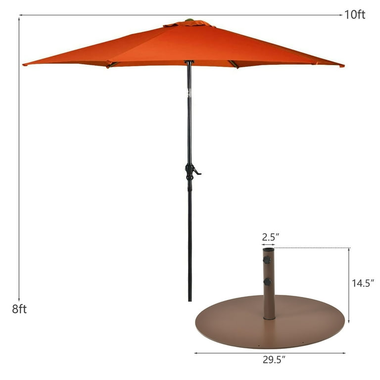Patio umbrella 2024 stand walmart