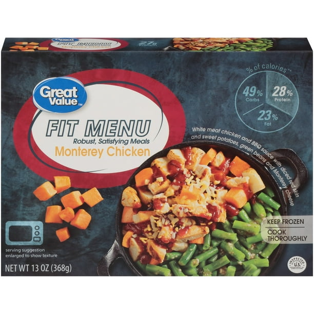 Great Value Frozen Fit Menu Monterey Chicken, 13 oz