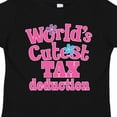 thumbnail image 4 of Inktastic Tax Deduction Worlds Cutest Girls Girls Toddler T-Shirt, 4 of 5