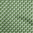 thumbnail image 1 of oneOone Cotton Silk Green Fabric Geometric Sewing Material Print Fabric By The Yard 42 Inch Wide, 1 of 5