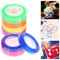 thumbnail image 7 of 12 Rolls of Colored Sticky Tapes Creative Adhesive Colorful Tapes Clear Rolling Tapes, 7 of 7