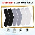 thumbnail image 5 of 5 Pairs Womens Fuzzy Fluffy Cozy Warm Super Soft Slipper Socks Microfiber 3-8 Pairs Home Socks For Christmas, 5 of 5