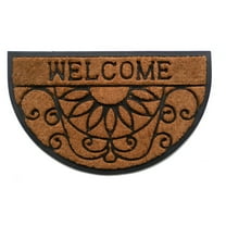 Calloway Mills Welcome Scroll Outdoor Doormat 18" x 30"