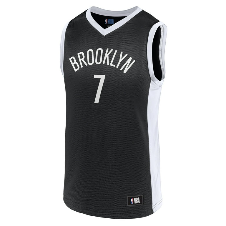 Men s Fanatics Branded Kevin Durant Black Brooklyn Nets Player Jersey Walmart
