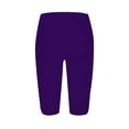 thumbnail image 5 of HAJWOH Women’s Capri Leggings Knee Length Leggings Stretch Summer Casual Athletic Running Workout Yoga Pants, 5 of 6