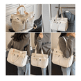 thumbnail image 2 of Bolsa Tote Pana Blanca 14" Mujer Con 10 Compartimentos Impermeable Blanco, 2 of 5