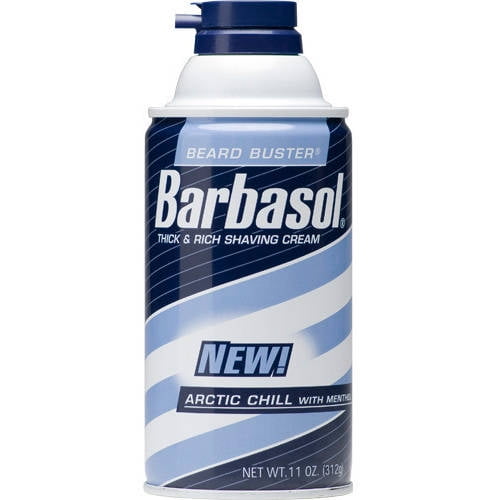 Barbasol Beard Buster Arctic Chill with Menthol Thick & Rich Shaving ...