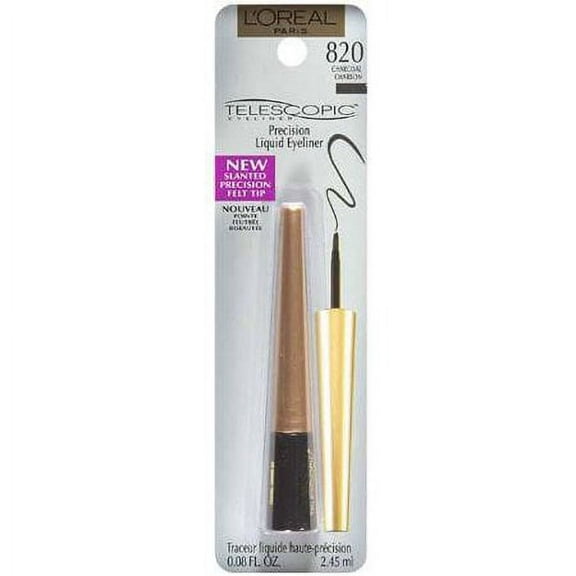 L'Oreal Paris Telescopic Precision Liquid Eyeliner, Charcoal