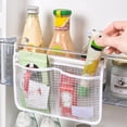 thumbnail image 7 of Vacemry 2Pcs Refrigerator Storage Bag, Mesh Refrigerator Organizer Bags, Hanging Storage Net for Kitchen Fruits Vegetables, Breathable Food Grade PP Bins for Fridge Freezer, 7 of 7