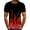 Red, variant on Mens T-Shirt 3D Digital Print Pullover Fitness Sports Shorts Sleeve Blouse