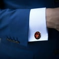 thumbnail image 3 of Valentine's Day Elegant Suit accessories for Men: Stainless Steel Cuff links Set for Formal Attire, Made of Silver Jewelry, Ideal for Business Meetings and Special Occasions, 3 of 6