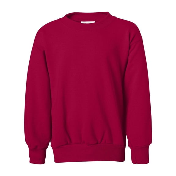 Hanes Boys EcoSmart Fleece Crew Neck Sweatshirt, Sizes XS-XL