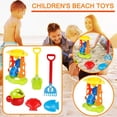 thumbnail image 1 of Juego de arena de playa de 6 piezas para niños, verano y exteriores HUOGUO, 1 of 5