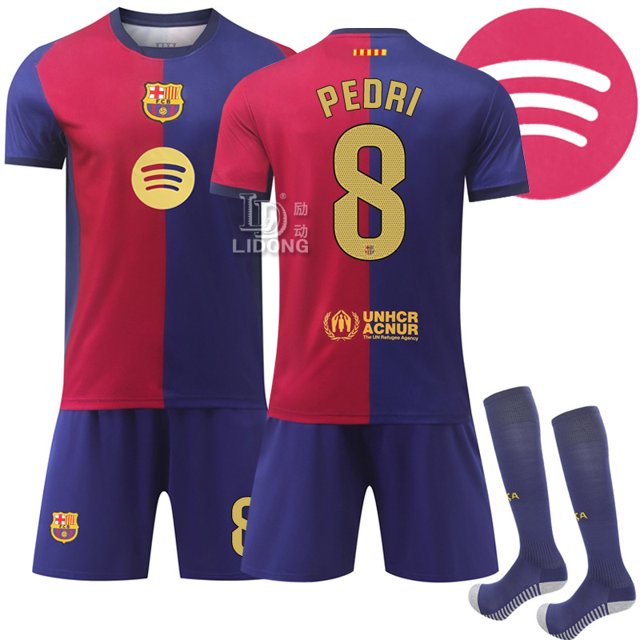 2425 New Barcelona Home Sports Football Jersey No. 8 #PEDRI Jersey