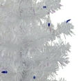 thumbnail image 5 of Northlight 3' Pre-Lit White Medium Pine Artificial Christmas Tree - Blue Lights, 5 of 8