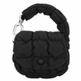 thumbnail image 1 of Mini bolso nube plisado para mujer, bolso acolchado de algodón, bolso de hombro acolchado, bolso con solapa, 1 of 9