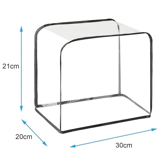 JUANCHENG PVC Transparent Toaster Dust Cover Bread Machine Dust Cover Toaster Oven Cover