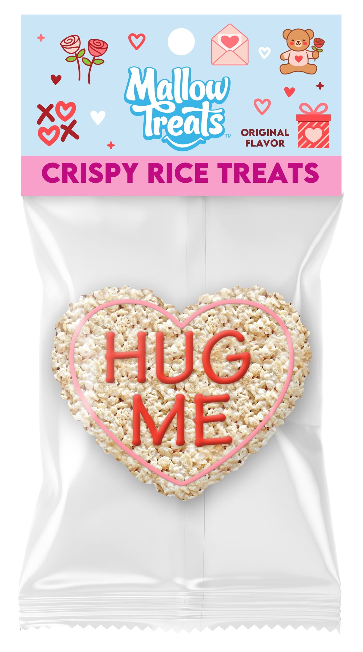 Mallow Treats Valentine Crispy Rice Treat, 0.9 oz.