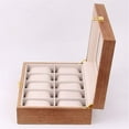 thumbnail image 3 of Gamvdout Watch Box Watch Display Box Table Storage Box Watch Box for Men Women Display Boxes Best 12 Slots, 3 of 9