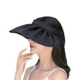 thumbnail image 1 of Viseras para el sol Sombreros plegables para el sol para mujeres con ala ancha Sombrero de concha plegable de verano, 1 of 5