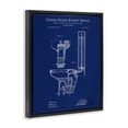 thumbnail image 3 of Stupell Industries Industrial Water Closet Blueprint Black Floating Frame Canvas Art, 17 x 21, by Karl Hronek, 3 of 8