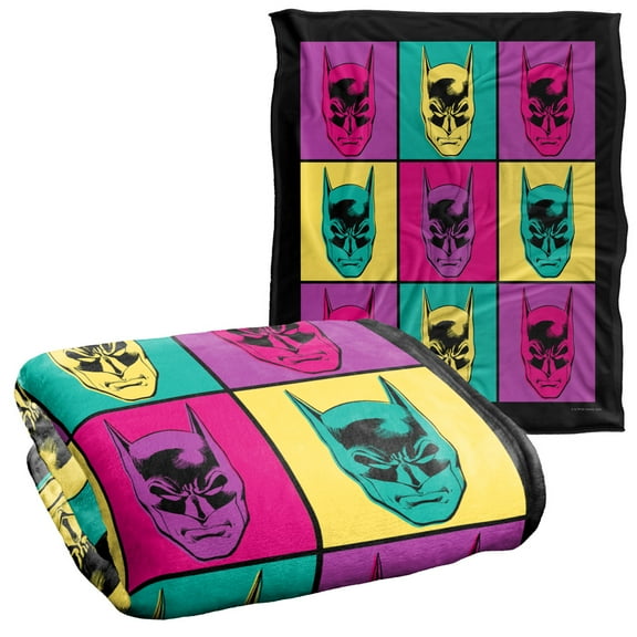 Batman Warhol Batman Officially Licensed Silky Touch Super Soft Throw Blanket 50' x 60'