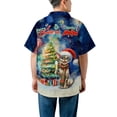 thumbnail image 5 of Merry Christmas and Happy New Year Santa Devon Rex Holiday Xmas Winter 2025 Hawaiian Shirt Breathable Summer Unisex Merch Cat Lover Kitten Owner Gifts - 00024, 5 of 6