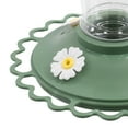 thumbnail image 5 of Vibrant Life 16 oz Green Scalloped Hummingbird Feeder with Flower Ports, 5 of 9