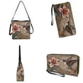 thumbnail image 4 of ZUXONGSY Hummingbird Lily Print Crossbody Hobo Bag with Wallet Set for Women Large Crossbody Handbag with Leather Wallet Trendy Leather Crossbody Handbag with Wrist Wallet for Workout, 4 of 4