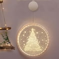 thumbnail image 3 of EIMELI Christmas Lights 3D Hanging Lights Modeling Bedroom Holiday Decoration Window Star String Lights Home Decoration, 3 of 6
