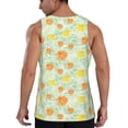 thumbnail image 3 of Xecao Tree Palms Lemon Men's Tank Top Workout Quick Dry Sleeveless Gym Jogging Muscle Shirts Summer Swim Beach Tops, 3 of 9