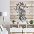thumbnail image 3 of Design Art - Aquarelle Colorée d'Hippocampe, 3 of 5