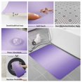 thumbnail image 6 of Purple Ombre Bath Mat 3 Piece Bathroom Rug Set, Modern Gradient Abstract Art Non Slip Bath Rug Contour Mat and Toilet Lid Cover, Absorbent Shower Mats Soft Bath Rugs and Mats Sets, 6 of 8