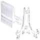 thumbnail image 1 of 24 Soportes de ExhibicióN de Placa de Caballete de PláStico para Bodas, DecoracióN del Hogar (Transparente, 4 Pulgadas), 1 of 10