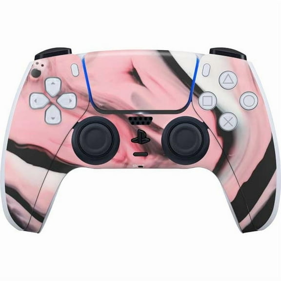 Skinit Pink Marble Ink PS5 Controller Skin