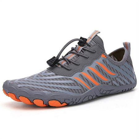 Men s Quick-Dry Breathable Surfing Wading Shoes Unisex Beach Sneakers Water Sports Shoes Women s Non Slip Upstream Swimming Shoes  Size 6.5