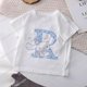 thumbnail image 3 of Camiseta infantil Cinnamoroll con combinación de letras y nombres, Sanrio Kawaii, ropa informal de dibujos animados, camisetas para niños y niñas, 3 of 5