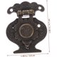 thumbnail image 5 of 10 Uds. Cerradura antigua, cerrojos de cajón antiguos, floreros, caja decorativa, placa de bloqueo de pecho, cerrojo Retro para cajón, barra, puerta, candado, cerrojo, gabinete P, 5 of 5
