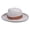 Off white brown webb, variant on Wool Fedoras Top Hat Wide Brimmed Top Hat Surprise for Boyfriend Father Uncle Casual Hat