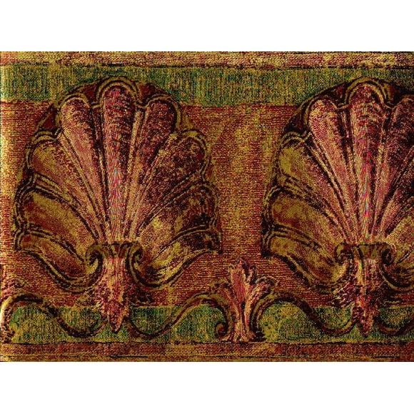 Satin Romance Sea Shells Wallpaper Border DES24981