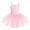 Pink, variant on IBTOM CASTLE Toddler Kids Girls Sequins Camisole Ballet Dance Dress Glitter Stars Tutu Skirted Leotard Ballerina Gymnastics Dancewear for Child