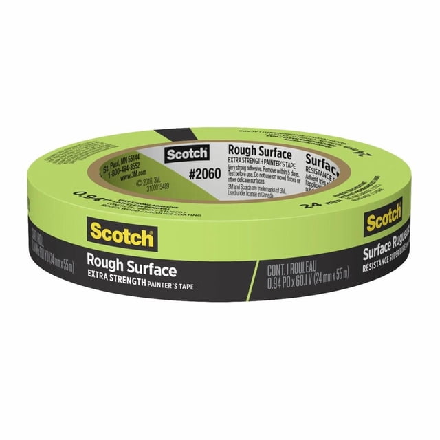 Masking Tape Superficies Rugosas 24Mm X 55M Verde