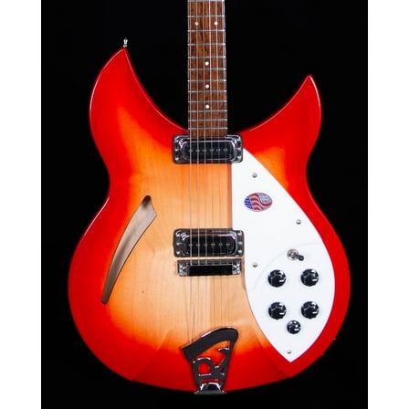 Rickenbacker 330 Double Cutaway Electric Guitar,  FireGlo