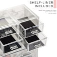 thumbnail image 6 of Sorbus Cosmetic Makeup Organizer with 7 Drawers and 16 Slots (Marble Design), 6 of 7