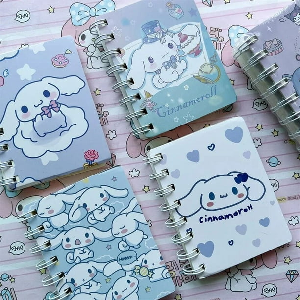 Sanrio-Cuaderno portátil con pomppurin, Agenda Semanal diaria, papelería, suministros escolares de oficina, Kuromi Cinnamoroll